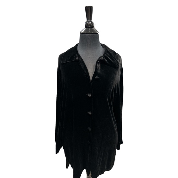 Rena Rowen For Saville Button Down Top - Picture 1 of 8